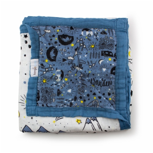 Kanga Care Serene Reversible Blanket - Wander Perspective: back