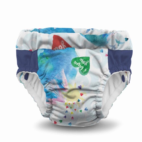Lil Learnerz (Large - Lava & Nautical) Perspective: back