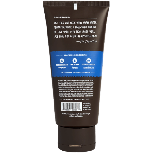 Dr. Squatch® Fresh Falls Men's Natural Face Wash Perspective: back