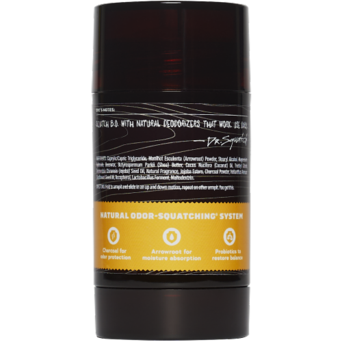 Dr Squatch® Aluminum Free Summer Citrus Deodorant Perspective: back