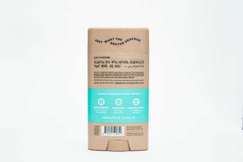 Dr. Squatch® Coconut Castaway Men's Natural Deodorant Perspective: back