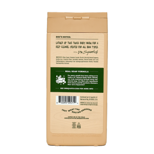 Dr. Squatch® Pine Tar Natural Body Wash Perspective: back