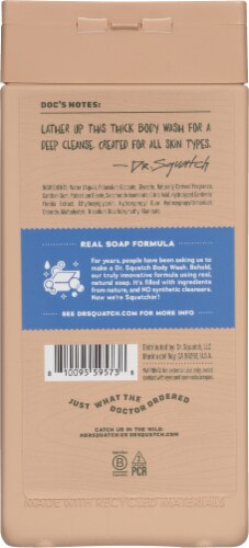 Dr. Squatch® Fresh Falls Men's Natural Body Wash Perspective: back