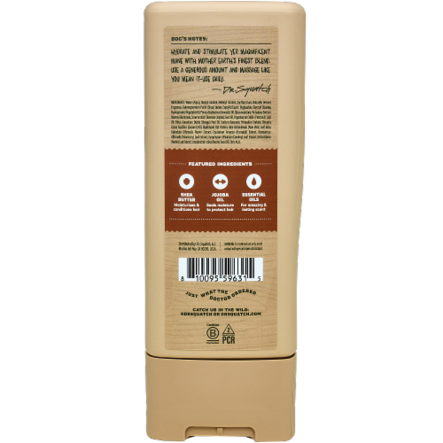 Dr. Squatch® Wood Barrel Bourbon Men's Natural Conditioner Perspective: back