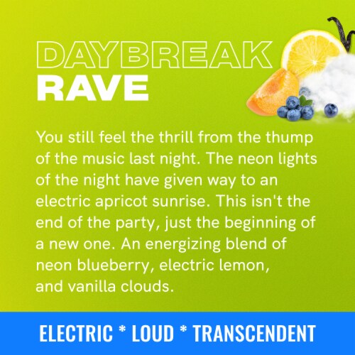 Friday Collective™ Daybreak Rave Jar Candle Perspective: back