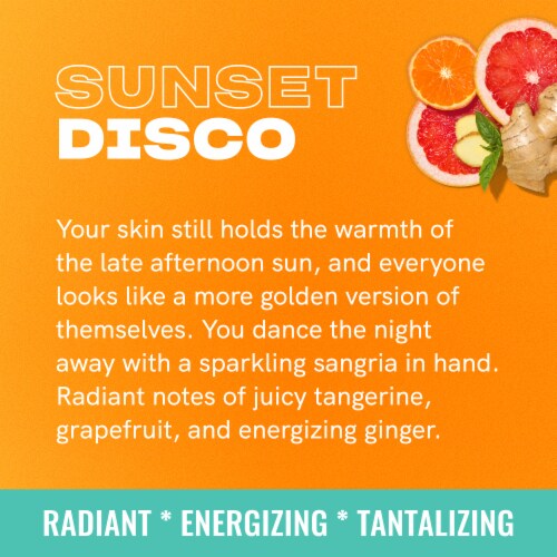 Friday Collective™ Sunset Disco Jar Candle Perspective: back