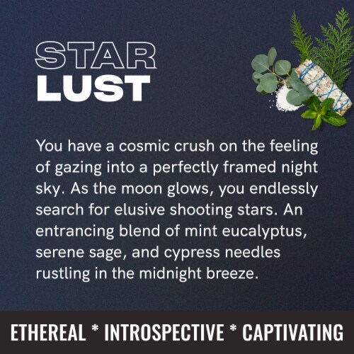 Friday Collective™ Star Lust Jar Candle Perspective: back