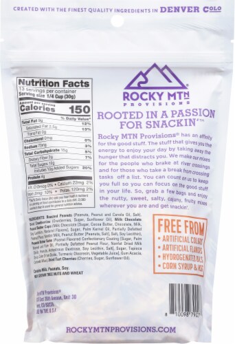 Rocky Mtn Provisions® Peanut Butter Cup Trail Mix Perspective: back