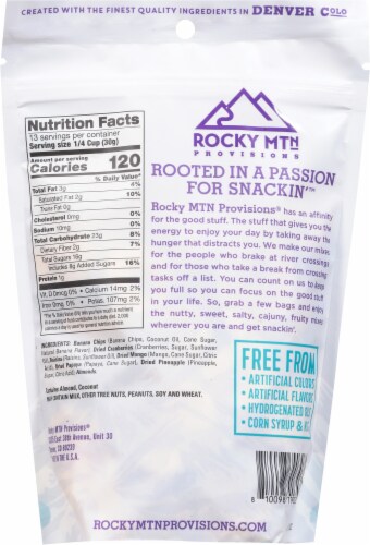 Rocky Mtn® Provisions Big Island Blend Trail Mix Perspective: back