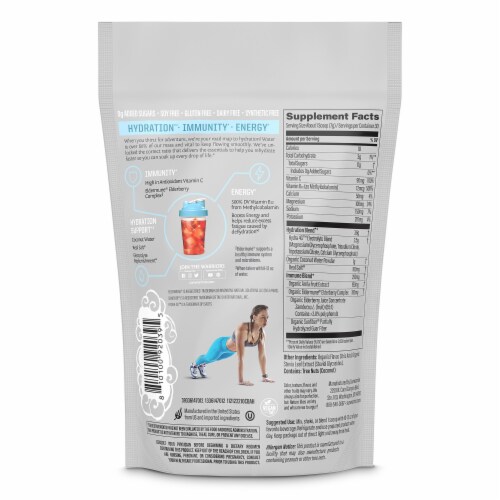 Sunwarrior Coconut Berry Active Hydration Dietary Supplement Perspective: back
