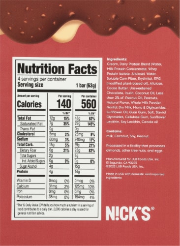 Nick's Peanot Choklad Krunch Perspective: back