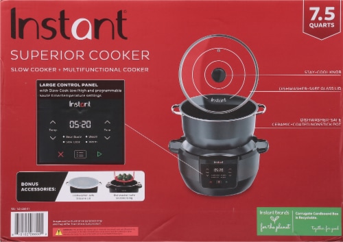Instant Brands Superior Cooker 7.5 qt Perspective: back