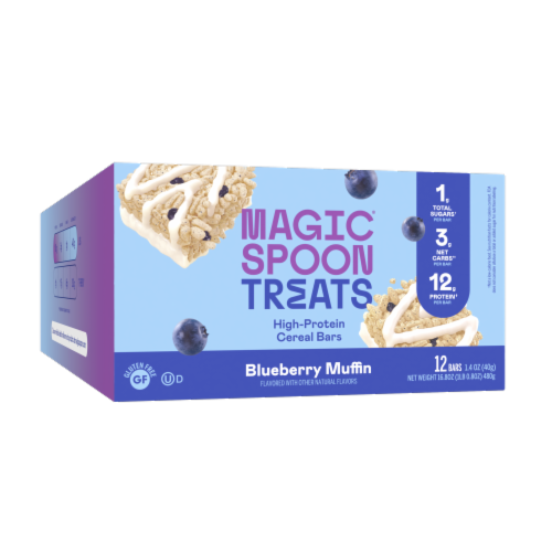 Magic Spoon® Blueberry Muffin High Protein Bars Perspective: back