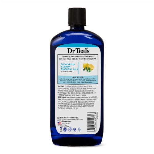 Dr Teal's® Restorative Minerals With Pure Epsom Salt Body Wash Perspective: back