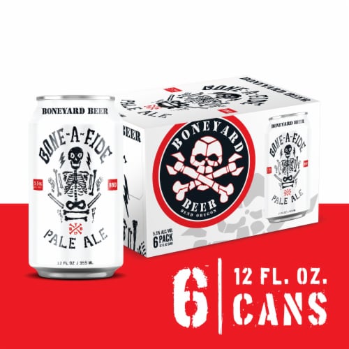 Boneyard Beer Bone-A-Fide Pale Ale Craft Beer Perspective: back