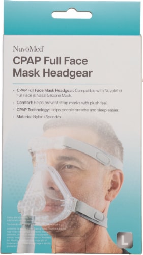 NuvoMed® Large Nasal Replacement CPAP Headgear Perspective: back