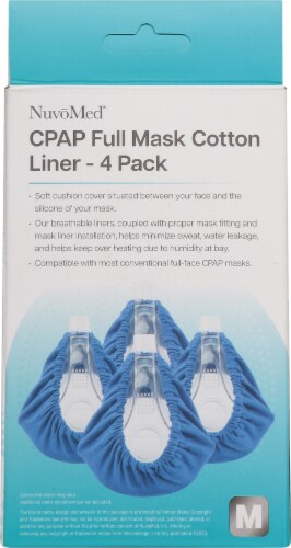 NuvoMed® Medium CPAP Full Mask Liners Perspective: back