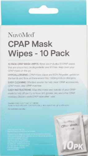 NuvoMed® Unscented CPAP Mask Wipes Travel Pack Perspective: back