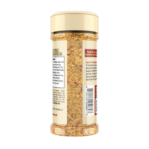 Dan-O's® Red Pepper Cheesoning® Perspective: back