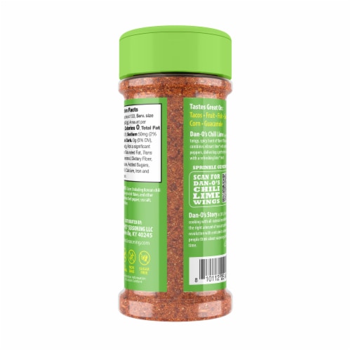 Dan-O’s® Chili Lime Seasoning Perspective: back