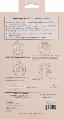 Kitsch Extra Large Heatless Curling Set Perspective: back