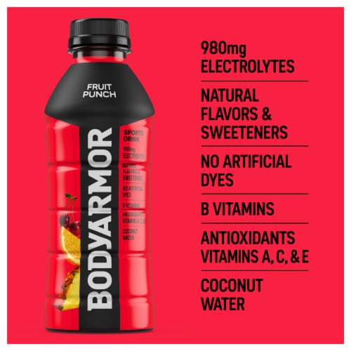 Body Armor Fruit Punch Super Drink® Perspective: back