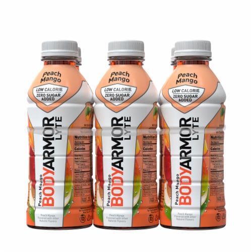 Body Armor Peach Mango Lyte Drink Perspective: back