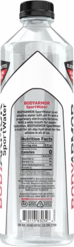 Bodyarmor Alkaline Sport Water Perspective: back