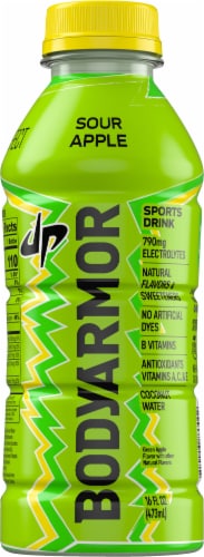 Bodyarmor Dude Perfect Sour Apple Bottle Perspective: back