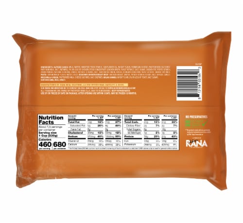 Rana™ Single Serve Chicken Alfredo Lasagna Perspective: back