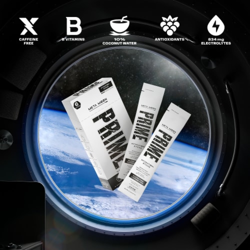Prime Zero Added Sugar Meta Moon Drink Mix Packets Perspective: back