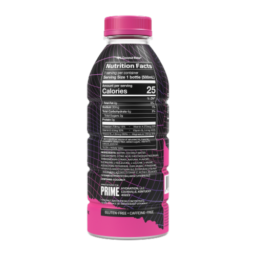Prime X Hydration Drink Perspective: back