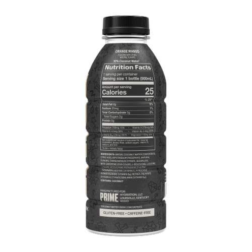 Prime Peso Pluma Hydration Drink Bottle Perspective: back