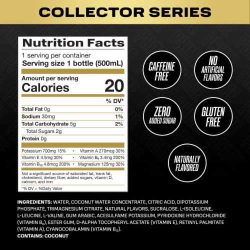 Prime Hydration Collector Series Sports Drink Bottle Perspective: back