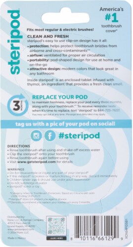 Steripod® Toothbrush Protector Perspective: back