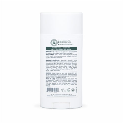 Schmidt's® Aluminum-Free 24-Hour Sage & Vetiver Sensitive Skin Vegan Natural Deodorant Stick Perspective: back