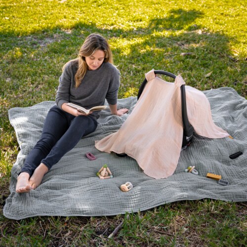 Car seat cover - Blush Perspective: back