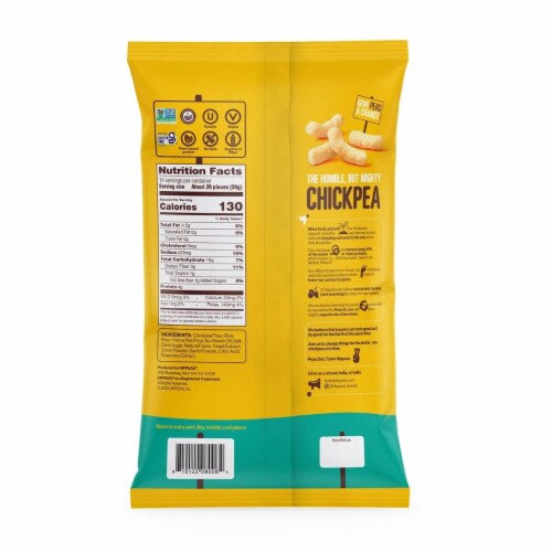 Hippeas Vegan White Cheddar Puffs (14 Ounce) Perspective: back