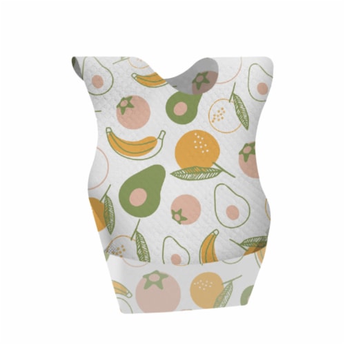 Sunveno Disposable Bibs with Food Catcher Pocket Perspective: back