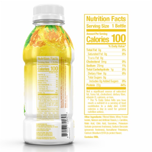 Ryse Clear Protein RTD Jell-O Island Pineapple Perspective: back