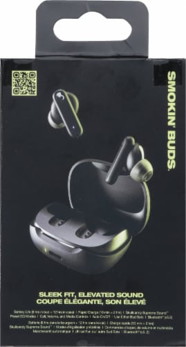 Skullcandy® Smokin Bud® True Wireless Earbuds - White Perspective: back
