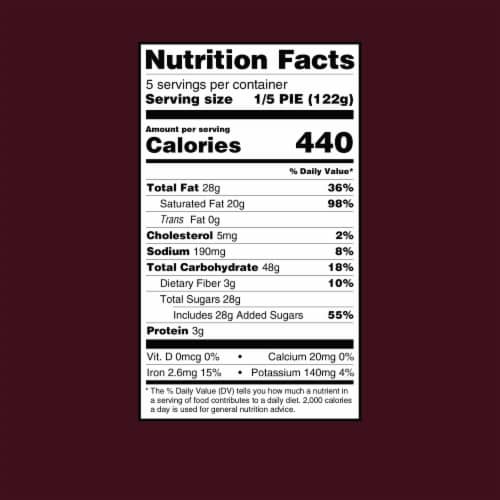 Hershey's Chocolate Crème Pie Perspective: back