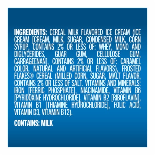 Kellogg's® Frosted Flakes™ Ice Cream Pint Perspective: back