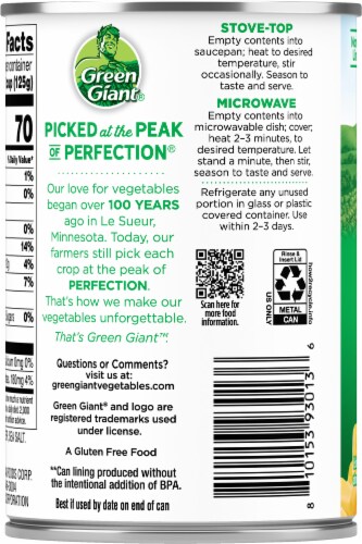 Green Giant® Whole Kernel Sweet Corn Perspective: back