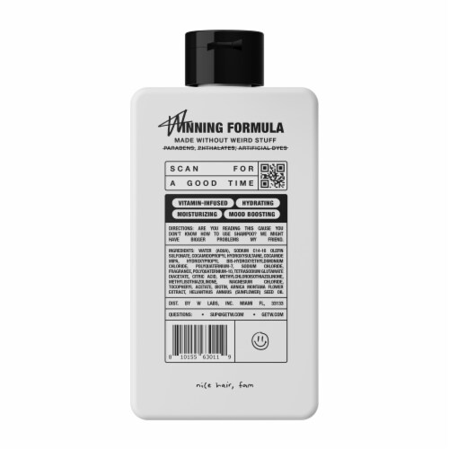 W by Jake Paul 2-in-1 Shampoo & Conditioner Fresh Ice Perspective: back