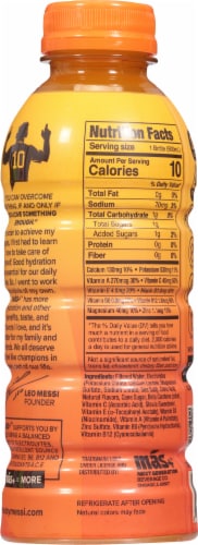 Messi™ Mas+ Orange D'or Positive Hydration Bottle Perspective: back