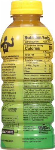 Messi™ Mas+ Limon Lime League Positive Hydration Bottle Perspective: back