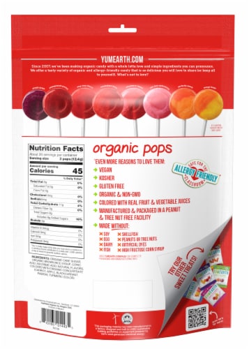 Yum Earth® Favorites Organic Pops Variety 40 ct - Kroger