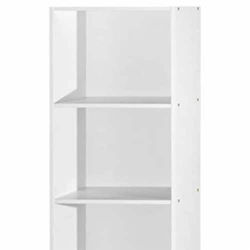 Hodedah 12 x 16 x 60 Inch 5 Shelf Bookcase and Office Organizer