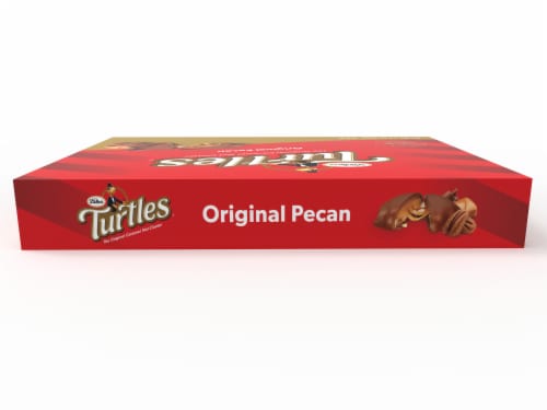 DeMets® Original Pecan Turtles® Holiday Candy Gift Box Perspective: back